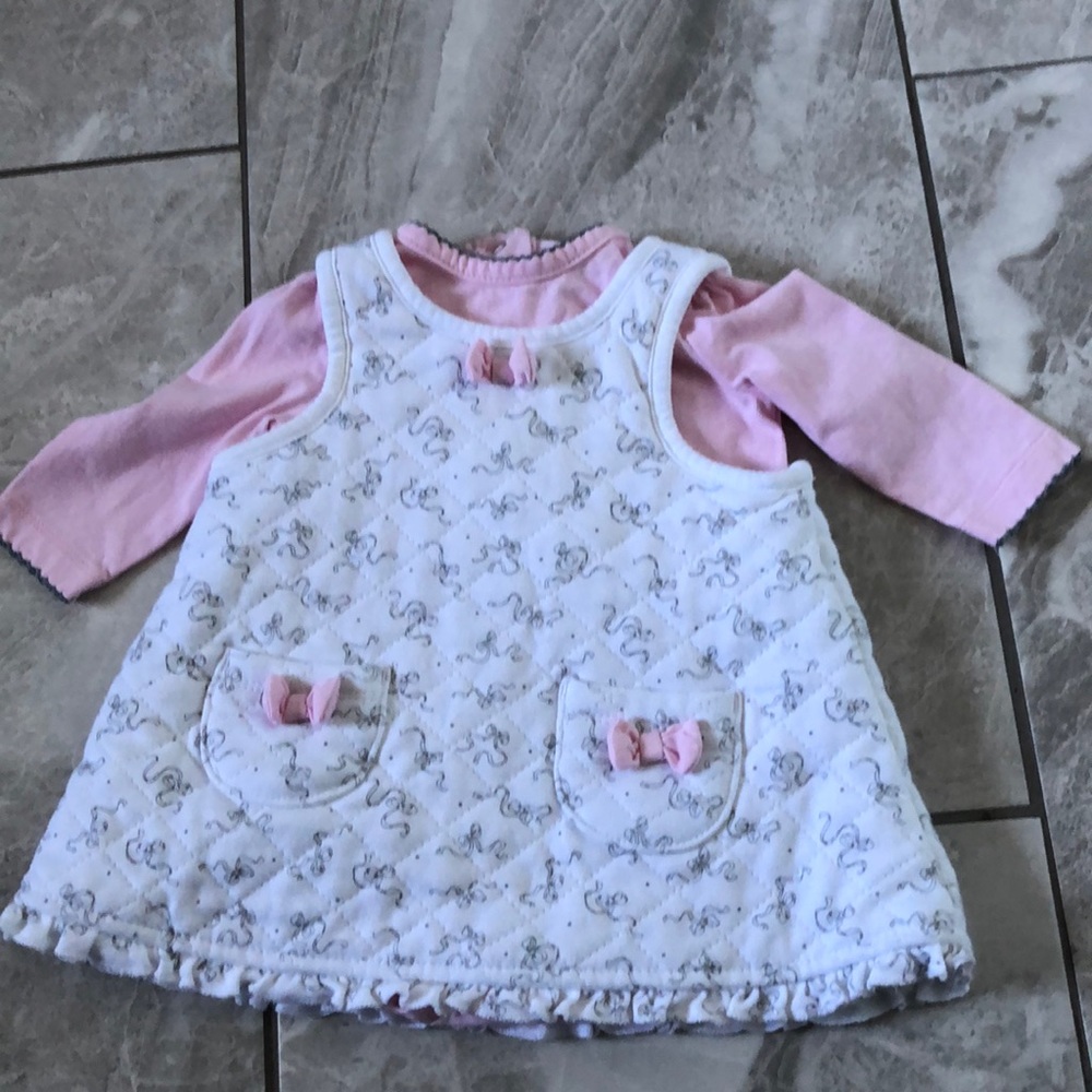 LITTLE ME BABY GIRL SET/  3 MONTHS